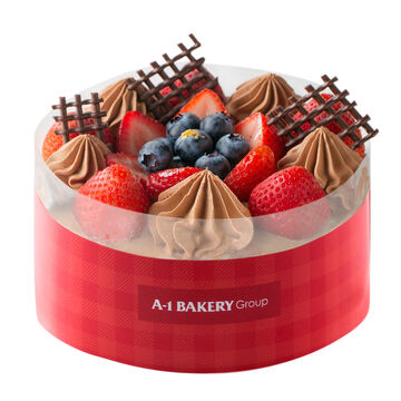 Strawberry Forest Cake