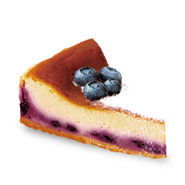 Blueberry Cheese Cake  (Cut Cake)