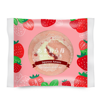 Japanese Amaou Strawberry Roll Cake
