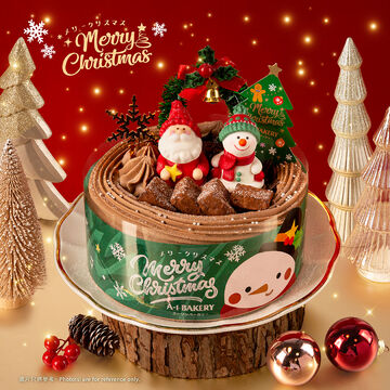 【2025 Christmas】Starry Night (15cm) (Belgian Chocolate Cream Cake)